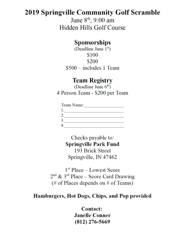 Springville, Indiana 47462 Community site