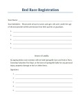 2013 Bed Race Entry Form