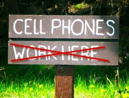 Cell Phones won't work!